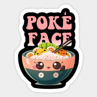 Poke Face Sticker